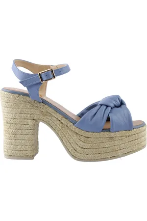 Gaimo Buty, Kobieta, Niebieski, 36 EU, Dżinsowe Rękawiczki Moda
