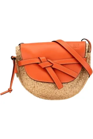 Loewe Pre-owned, Kobieta, Beżowy, ONE SIZE, Skóra, Pre-owned Leather crossbody-bags