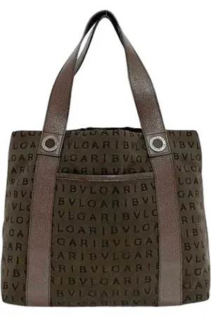 Bvlgari Pre-owned, Kobieta, brązowy, ONE SIZE, Pre-owned Canvas shoulder-bags