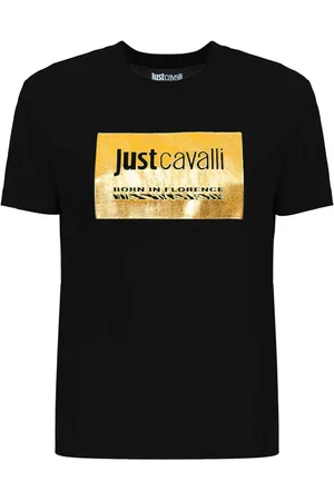 Roberto Cavalli Koszulki, Kobieta, Czarny, 2XS, Koszulki i Polosy