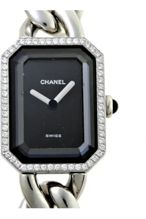 CHANEL Pre-owned, Kobieta, Czarny, ONE SIZE, Pre-owned Stainless Steel watches
