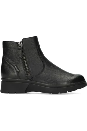 Mephisto Buty, Kobieta, Czarny, 37 1/2 EU, Zamsz, Czarna Kolekcja Botków Damskich