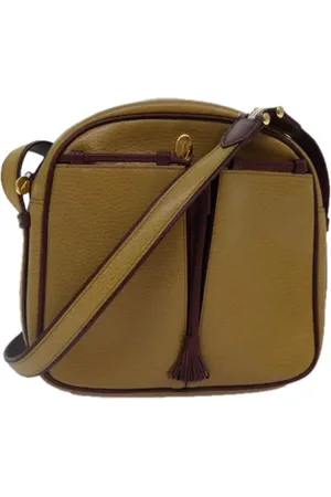 Cartier Pre-owned, Kobieta, Beżowy, ONE SIZE, Skóra, Pre-owned skórzane torby na ramię