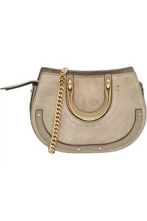 Chloé Pre-owned, Kobieta, Szary, ONE SIZE, Pre-owned Skórzane torebki