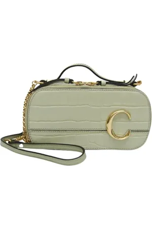 Chloé Pre-owned, Kobieta, Zielony, ONE SIZE, Skóra, Pre-owned Leather crossbody-bags