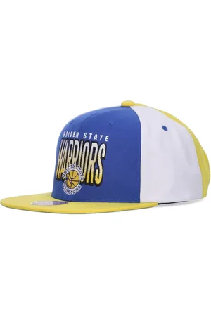 Mitchell & Ness Akcesoria, Mężczyzna, Wielobarwność, ONE SIZE, NBA Czapka Snapback Niebiesko-Żółta