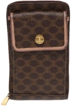 Céline Pre-owned, Kobieta, brązowy, ONE SIZE, Pre-owned portfele płócienne