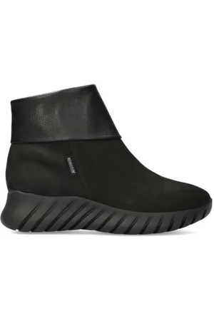 Mephisto Buty, Kobieta, Czarny, 38 EU, Zamsz, Czarny botek damski - Zamsz