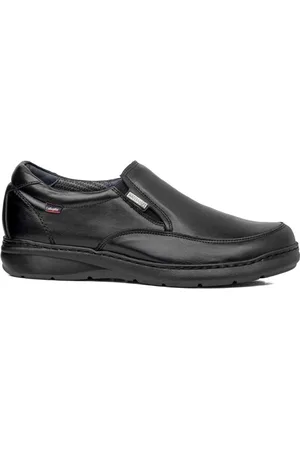 CallagHan Buty, Mężczyzna, Czarny, 40 EU, Czarne skórzane mokasyny męskie