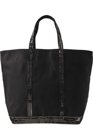Vanessa Bruno Torebki, Kobieta, Czarny, ONE SIZE, Czarna Torebka z Paliet i Kanwy