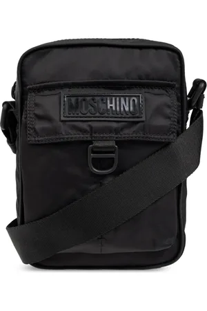Moschino Torebki, Mężczyzna, Czarny, ONE SIZE, Nylon, Torba na ramię
