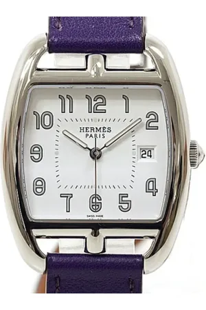 Hermès Pre-owned, Mężczyzna, Biały, ONE SIZE, Pre-owned Stainless Steel watches