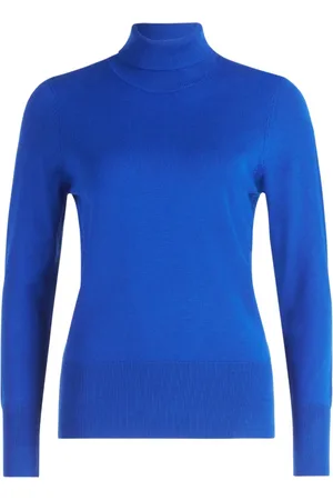 Betty Barclay Swetry, Kobieta, Niebieski, 2XL, Sweter z golfem z długim rękawem