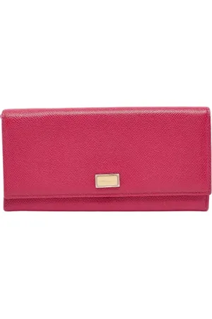 Dolce & Gabbana Pre-owned, Kobieta, Różowy, ONE SIZE, Pre-owned skórzane portfele