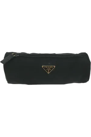 Prada Pre-owned, Kobieta, Czarny, ONE SIZE, Nylon, Pre-owned Fabric clutches