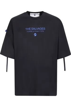 THE SALVAGES Koszulki, Mężczyzna, Czarny, ONE SIZE, Koszulka D-Ring z nadrukiem logo