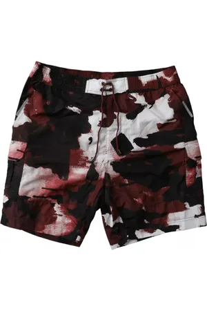Dolce & Gabbana Stroje kąpielowe, Mężczyzna, Wielobarwność, S, Nylon, Kamizelka Kąpielowa w Kształcie Kształcie z Kieszeniami