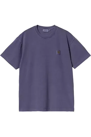 Carhartt Koszulki, Mężczyzna, Niebieski, M, Bawełna, Vista T-Shirt Aura