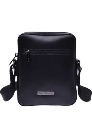 BALDININI Torebki, Mężczyzna, Czarny, ONE SIZE, leather crossbody bag