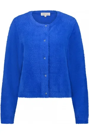 Fabienne Chapot Swetry, Kobieta, Niebieski, XS, Nylon, Kate Cardigan