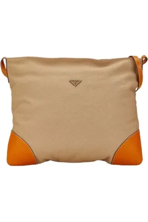 Prada Pre-owned, Kobieta, Beżowy, ONE SIZE, Pre-owned Leather prada-bags