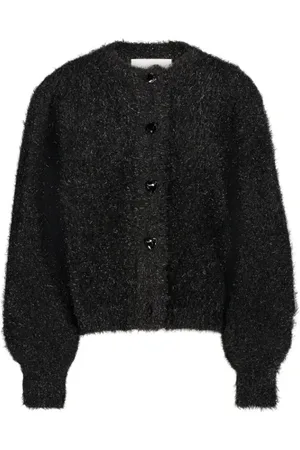 Fabienne Chapot Swetry, Kobieta, Czarny, 2XL, Kitty Cardigan