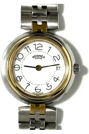 Hermès Pre-owned, Kobieta, Biały, ONE SIZE, Pre-owned Stainless Steel watches