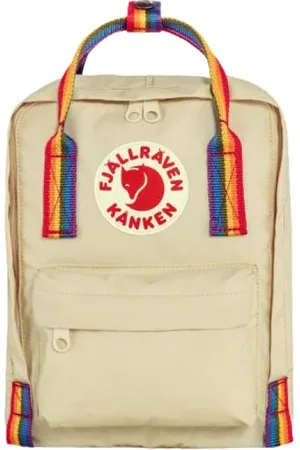 Fjällräven Torebki, unisex, Beżowy, ONE SIZE, Nylon, Plecak Fjallraven Kanken Rainbow Mini F23621 115-907