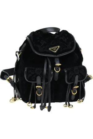Prada Pre-owned, Kobieta, Czarny, ONE SIZE, Pre-owned Fabric backpacks
