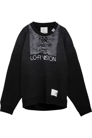 MIHARA YASUHIRO Bluzy, Mężczyzna, Czarny, S, T-shirt z okrągłym dekoltem