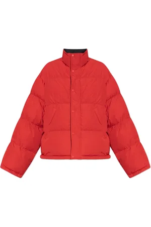 Balenciaga Kurtki, Kobieta, Czerwony, M, Poliester, Dwustronna ocieplana kurtka