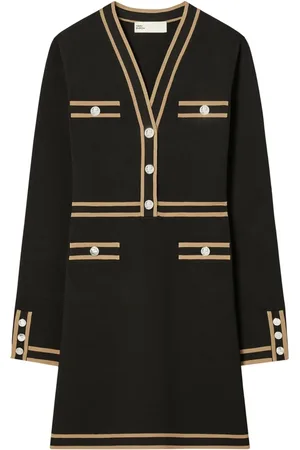 Tory Burch Sukienki, Kobieta, Czarny, M, Sukienka Kendra Mini