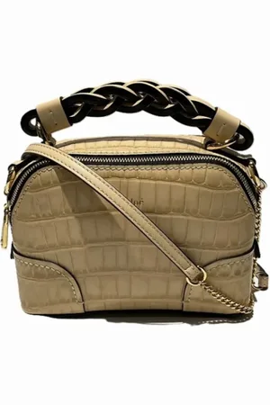 Chloé Pre-owned, Kobieta, Beżowy, ONE SIZE, Pre-owned Skórzane torebki