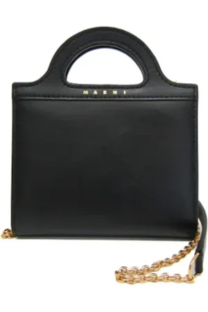 Marni Pre-owned, Kobieta, Czarny, ONE SIZE, Pre-owned skórzane portfele