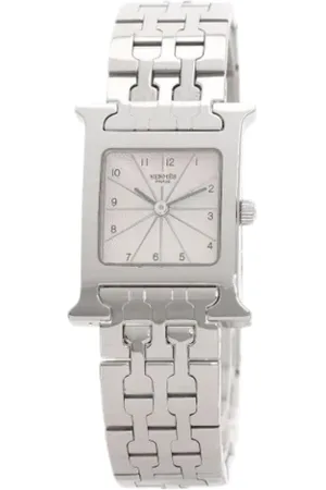 Hermès Pre-owned, Kobieta, Szary, ONE SIZE, Pre-owned Stainless Steel watches