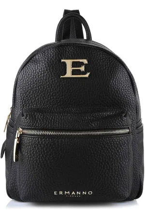 ERMANNO SCERVINO Torebki, Kobieta, Czarny, ONE SIZE, Skóra, Miękki Plecak