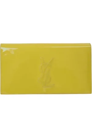Saint Laurent Pre-owned, Kobieta, Żółty, ONE SIZE, Pre-owned Leather clutches