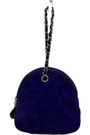 CHANEL Pre-owned, Kobieta, Fioletowy, ONE SIZE, Pre-owned Suede chanel-bags