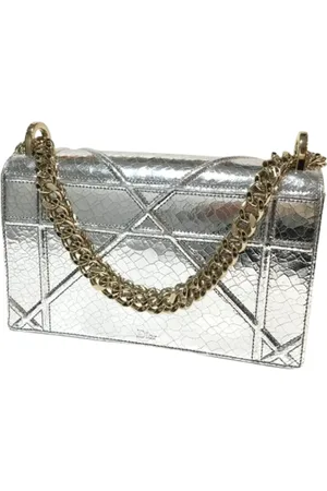 Dior Pre-owned, Kobieta, Szary, ONE SIZE, Skóra, Pre-owned Leather dior-bags