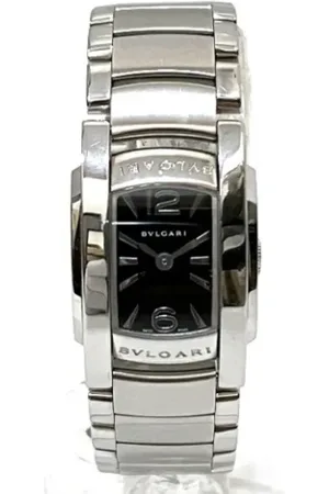 Bvlgari Pre-owned, Kobieta, Czarny, ONE SIZE, Pre-owned Stainless Steel watches