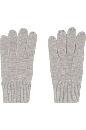 Brooks Brothers Akcesoria, unisex, Szary, ONE SIZE, Kaszmir, Rękawiczki z kaszmiru
