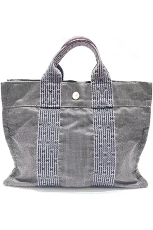 Hermès Pre-owned, Kobieta, Szary, ONE SIZE, Pre-owned Canvas handbags