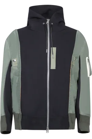 SACAI Bluzy, Mężczyzna, Niebieski, S, Niebieska Kurtka dla Mężczyzn Aw 24