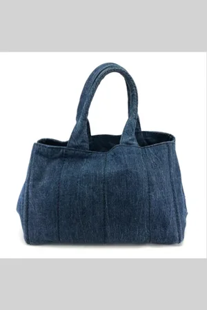 Prada Pre-owned, Kobieta, Niebieski, ONE SIZE, Denim, Pre-owned Denim prada-bags