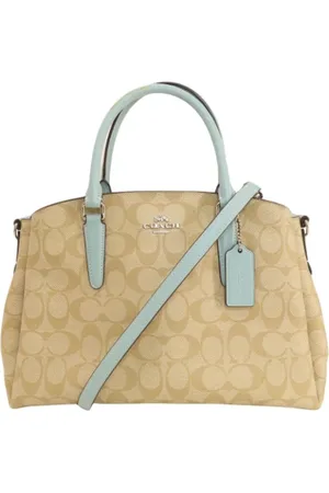 Coach Pre-owned, Kobieta, Beżowy, ONE SIZE, Pre-owned Canvas handbags