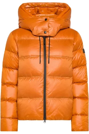Peuterey Kurtki, Kobieta, Pomarańczowy, S, Nylon, Pomarańczowa kurtka bomber Aw 24