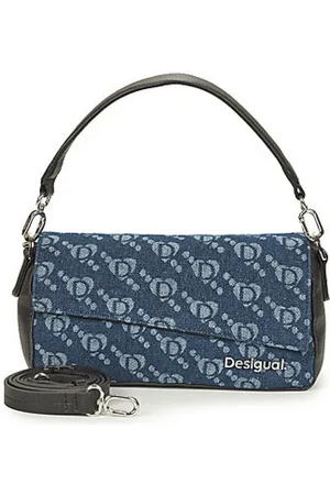 Desigual Torebki, Kobieta, Niebieski, ONE SIZE, Niebieska Torba na Ramię Damska