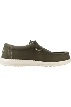 Hey dude Buty, Mężczyzna, Zielony, 44 EU, Klasyczne Buty na Sznurowadła