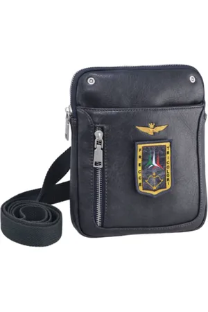 Aeronautica Militare Torebki, Mężczyzna, Czarny, ONE SIZE, Torba Pilota Am-470