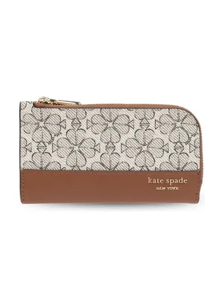 Kate Spade Akcesoria, Kobieta, brązowy, ONE SIZE, Portfel `Spade Flower`
